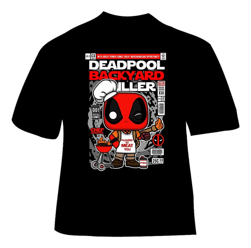 Polera Deadpool - Ver 04 - Chef Deadpool