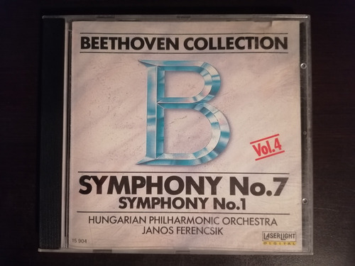 Beethoven Collectión Cd Symphony N°7 Symphony N°1 Vol. 4 