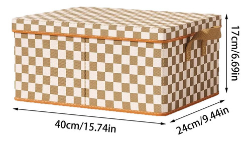 Funda De Tela, Caja De Almacenamiento Con Marco De Acero Cua