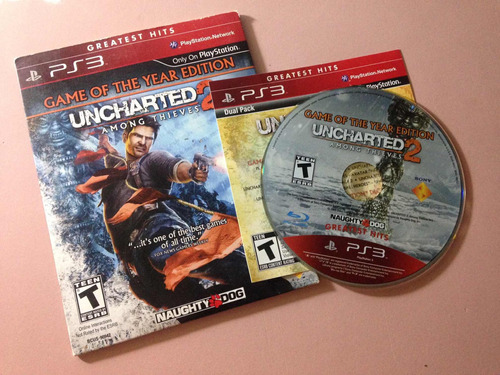 Uncharted 2 Ps3 Playstation 3 Mídia Física Pouco Uso $79,99