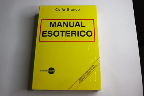 Libros Manual Esotérico De Celia Blanco