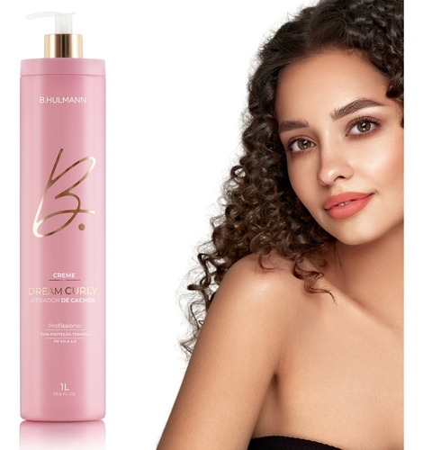  B.HULMANN Dream Curly Produtos de Beleza Nutrição Antirressecamento Brilho Controle do Frizz