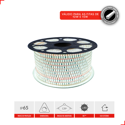 Fita Led Externa Connect 15wm Luz Branca 6500k Avant