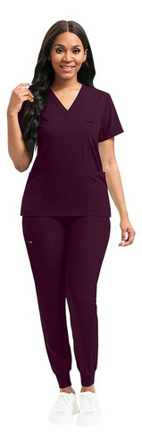 Quirurgica Dama Pijama De Cuello V Uniforme Quirurgico Mujer