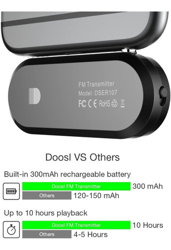 Kit Adaptador Universal De Doosl Transmisor De Audio De De F
