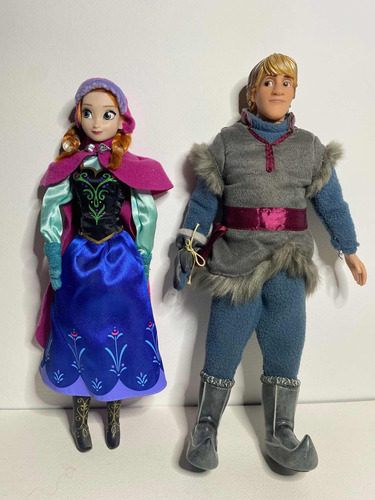 Muñecas Disney Store Frozen Anna Y Kristoff