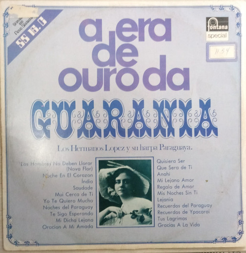 Lp - Los Hermanos Lopez Y Su Harpa Paraguaya Vinil (Usado)
