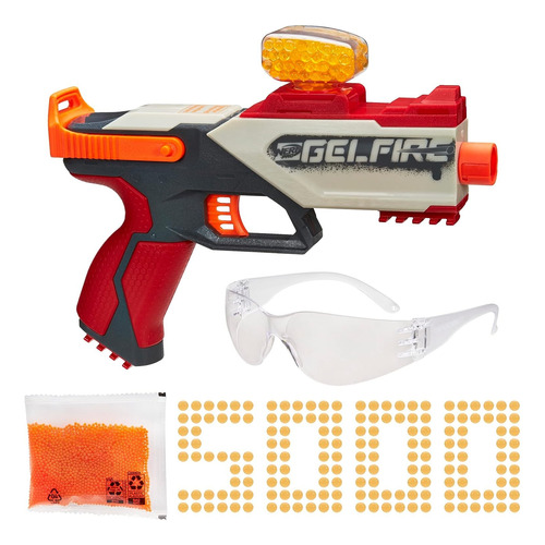 Nerf Pro Gelfire Legion 5000 Rondas Con Gafas Protectoras