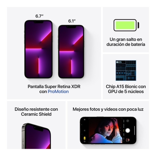 Imagen 7 de 9 de Apple iPhone 13 Pro Max (256 GB) - Grafito