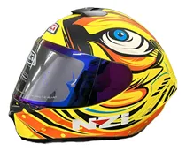Comprar Casco Para Moto Nzi Trendy 3 Ocelo Con 2 Visores + Spoiler