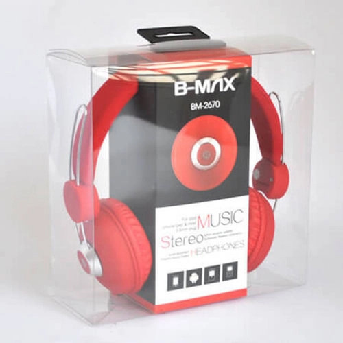 Imagem 1 de 5 de Fone De Ouvido Headphone P2 Com Fio De Nylon 2670 Vermelho