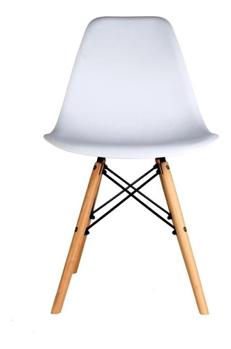 Silla Eames Sillon Para Comedor Patas De Madera Cuotas Beiro