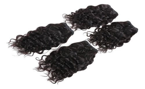 Cortina De Pelo Humano 100% Natural Remy Water Wave, 20 Cm Y