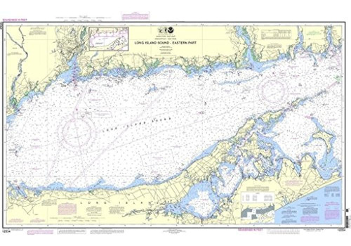 Noaa Grafico 12354 Long Island Sound Parte Oriental