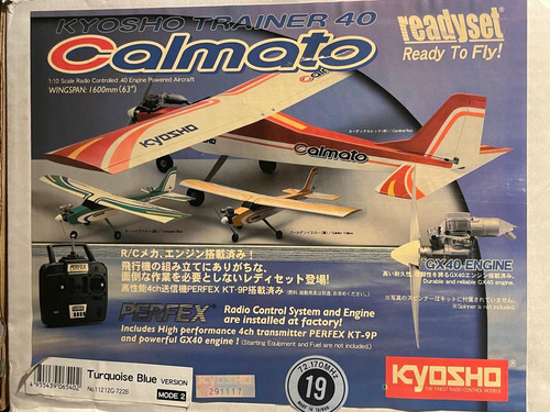 Avión Ctrl Remoto Kyosho Mod Calmato, Nuevo, 4ch Rtf