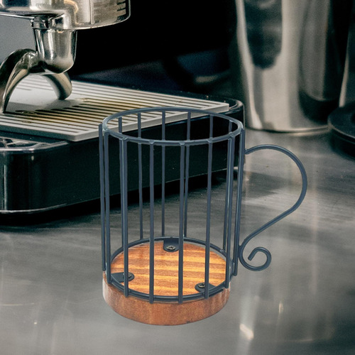 Soporte Para Filtro De Café, Caja De Hierro Para B Negro