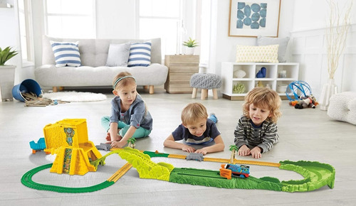 Pista de circuito Thomas Trackmaster Turbo Jump Jungle Jungle