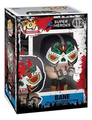 Funko Pop Heroes Dc Dia De Los Muertos - Bane #412 47412 At