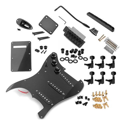 Kit De Precableado Pickguard Plate, Otros Accesorios Y Pasti