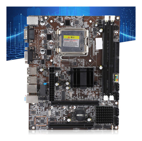 Placa Madre Lga 775 Ddr3 Para El Chipset Intel G41 De Doble