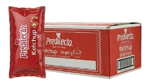 Ketchup Predilecta 7g Em Sachê (1cx)