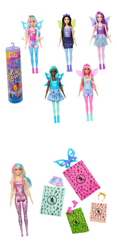 Muñeca Barbie Color Reveal Galaxia Arcoiris Original 