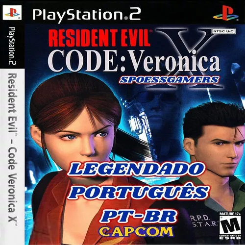 Resident Evil Code Veronica X (PS2) DUBLADO em Português do Brasil 