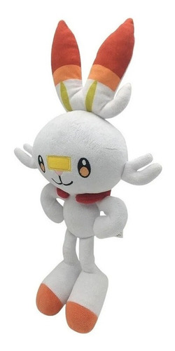 Peluche Pokemon Espada Y Escudo Scorbunny 38 Cm