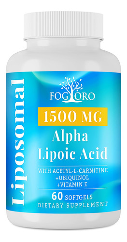 Fogoro Acido Alfa Lipoico 1500 Mg-suplemento Liposomal Ala P