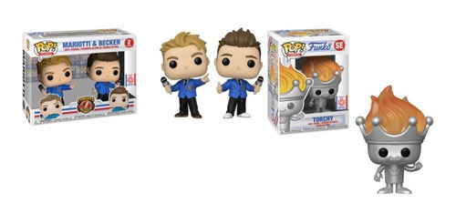 Funko Pop Torchy + Mariotti & Becker 2 Pack (cajas Dañadas) (Usado)