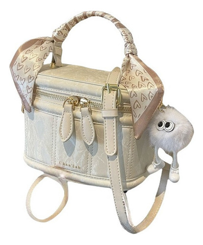 Bolso Pequeño Moderno Para Mujer, Bufanda De Seda Con Cadena