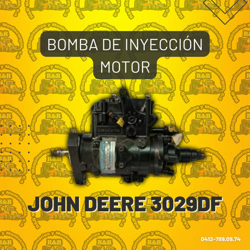 Bomba De Inyección Motor John Deere 3029df