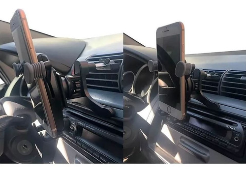 Imagen 3 de 6 de Porta Celular Para Auto Adaptable Rejilla Ventilacion Aire
