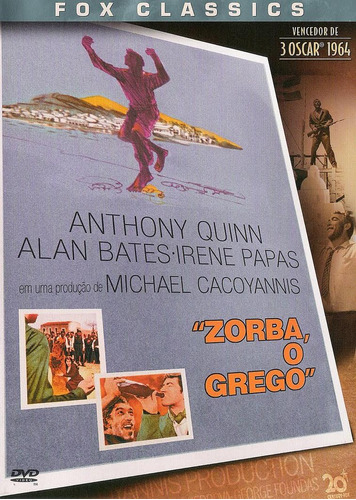 Zorba, O Grego - Dvd - Anthony Quinn - Alan Bates