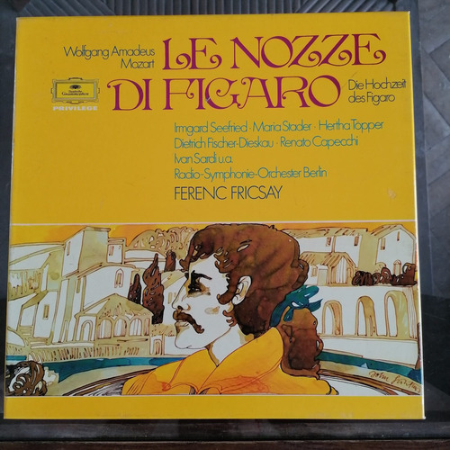 Wolfgang Amadeus Mozart Le Nozze Di Figaro 3 Lps Box Set