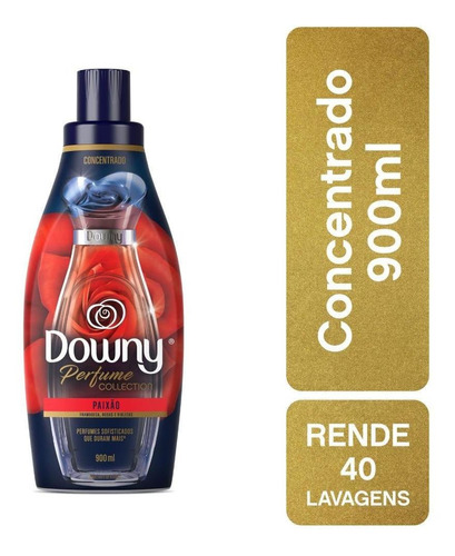 Amaciante Downy Concentrado Perfume Collection Paixão 900ml