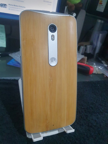 Celular Motorola Moto X Style Bambú 32gb + 3gb Ram Plateado (Usado)