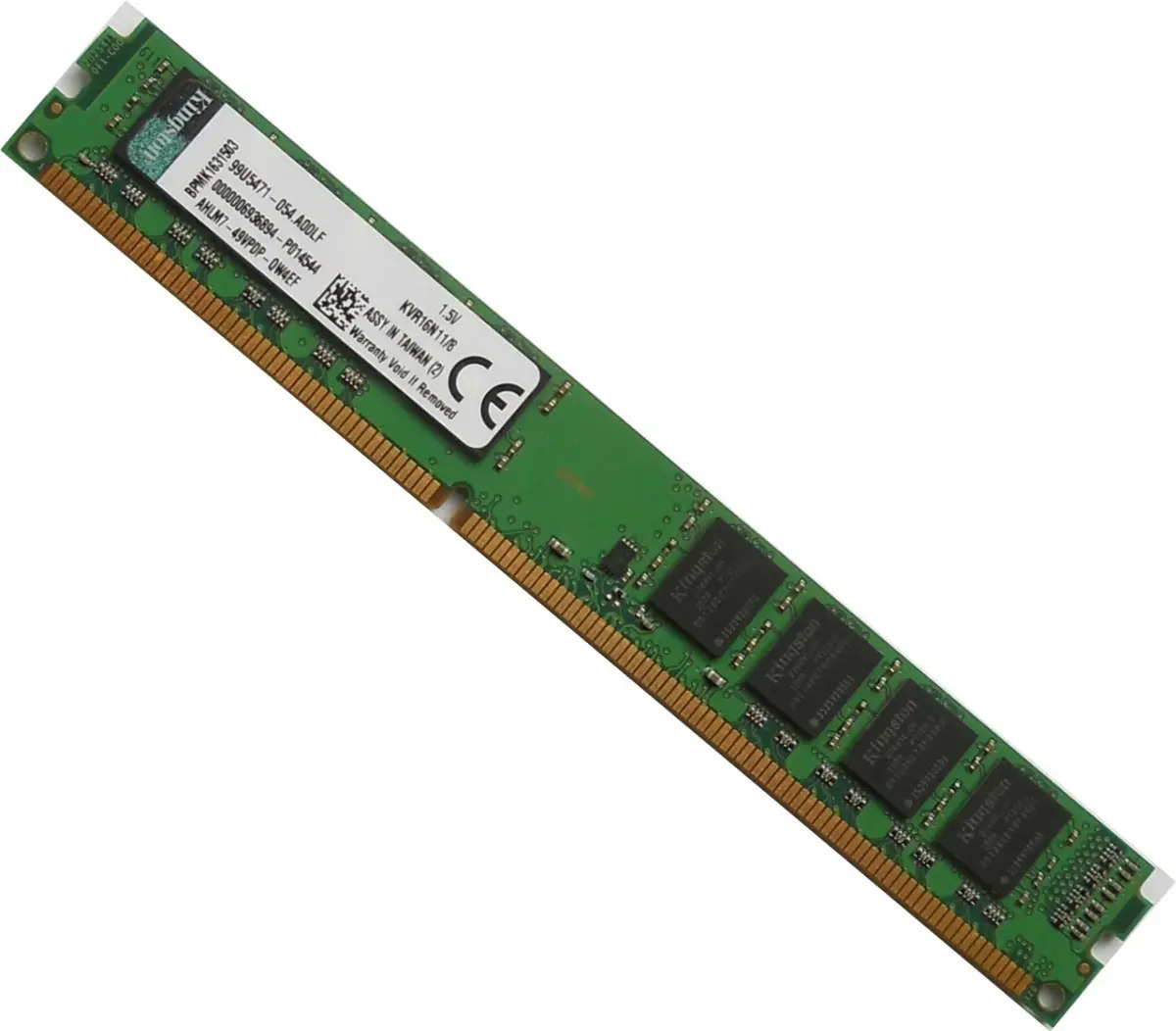 Kingston KVR16N11/8WP 8GB 1600MHz DDR3 NON-ECC CL11 DIMM