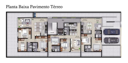 Apartamento À Venda, 50 M² Por R$ 279.000,00 - Bancários - João Pessoa/pb - Ap0327