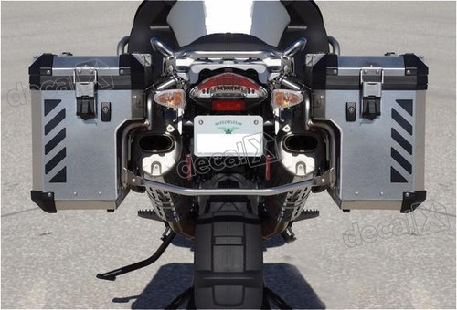 Adesivos Baú Refletivo Compatível Com Bmw Gsa Gsa02 Cor Preto