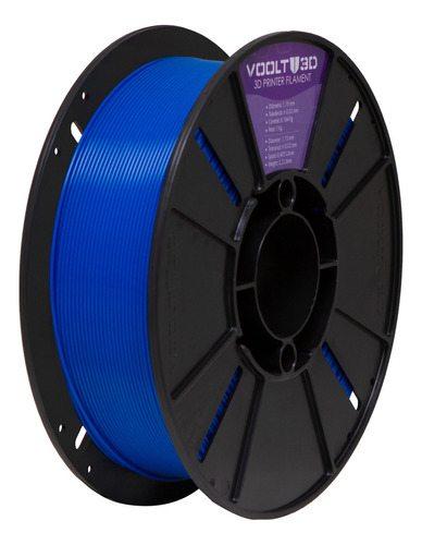 Filamento Abs Premium Voolt3d - 1,75mm - 1kg - Azul