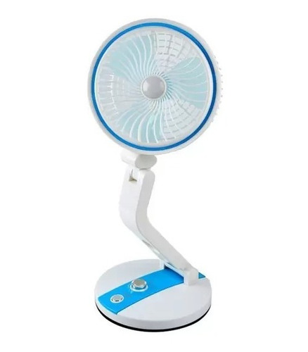 Mini Ventilador Luminária Abajur Led 360 Graus Recarregável