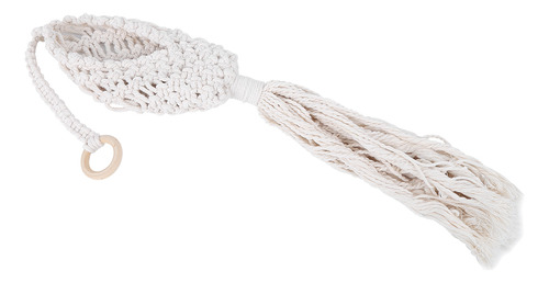 Cesta Colgante Con Cuerda De Algodón Para Macetas, Decoració
