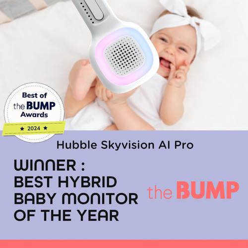Monitor De Bebé Con Cámara Inteligente Hubble Connected Skyv