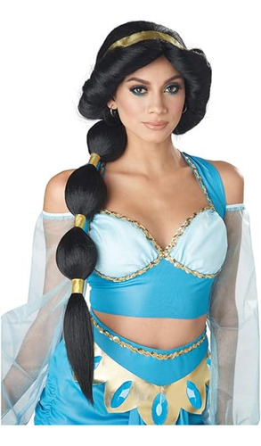 California Costumes Peluca Desert Princess Para Mujer Negro