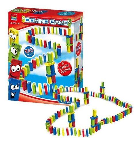 Dominó Multikids - 100 Peças - Produto Novo