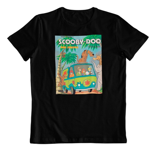 Polera Algodon Estampada Dtf Scooby-doo Comic Old Fan Arte