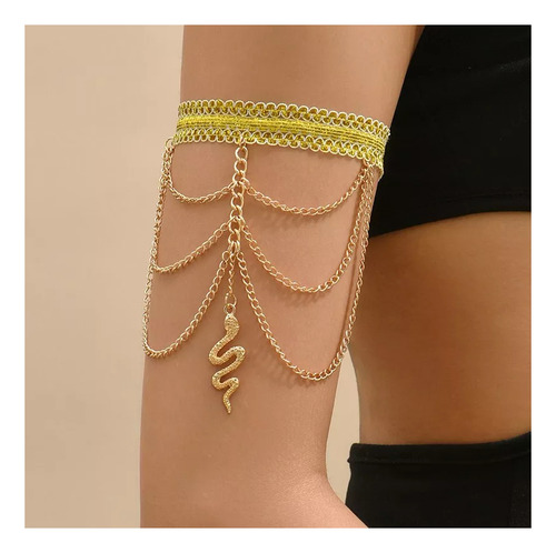 Brazalete Pulsera Para Brazo Dije De Serpiente Mujer Dama