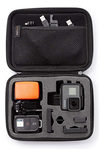 Estuche Camara Gopro Accesorios Go Pro Hero Funda Rigid Case Color Negro