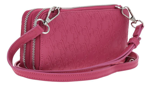 Cartera Barbie Gorett America Br25003-p Color Rosa Diseño De La Tela Monograma
